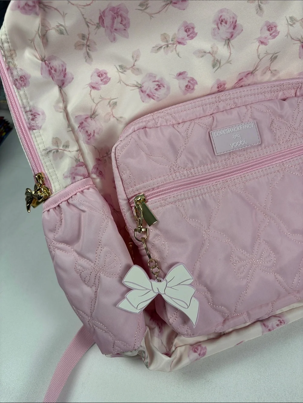 LoveShackFancy x target yoobi backpack